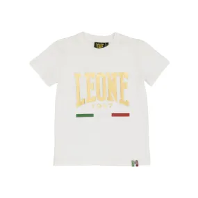 T-shirt Leone bambino con maniche corte Gold Boy