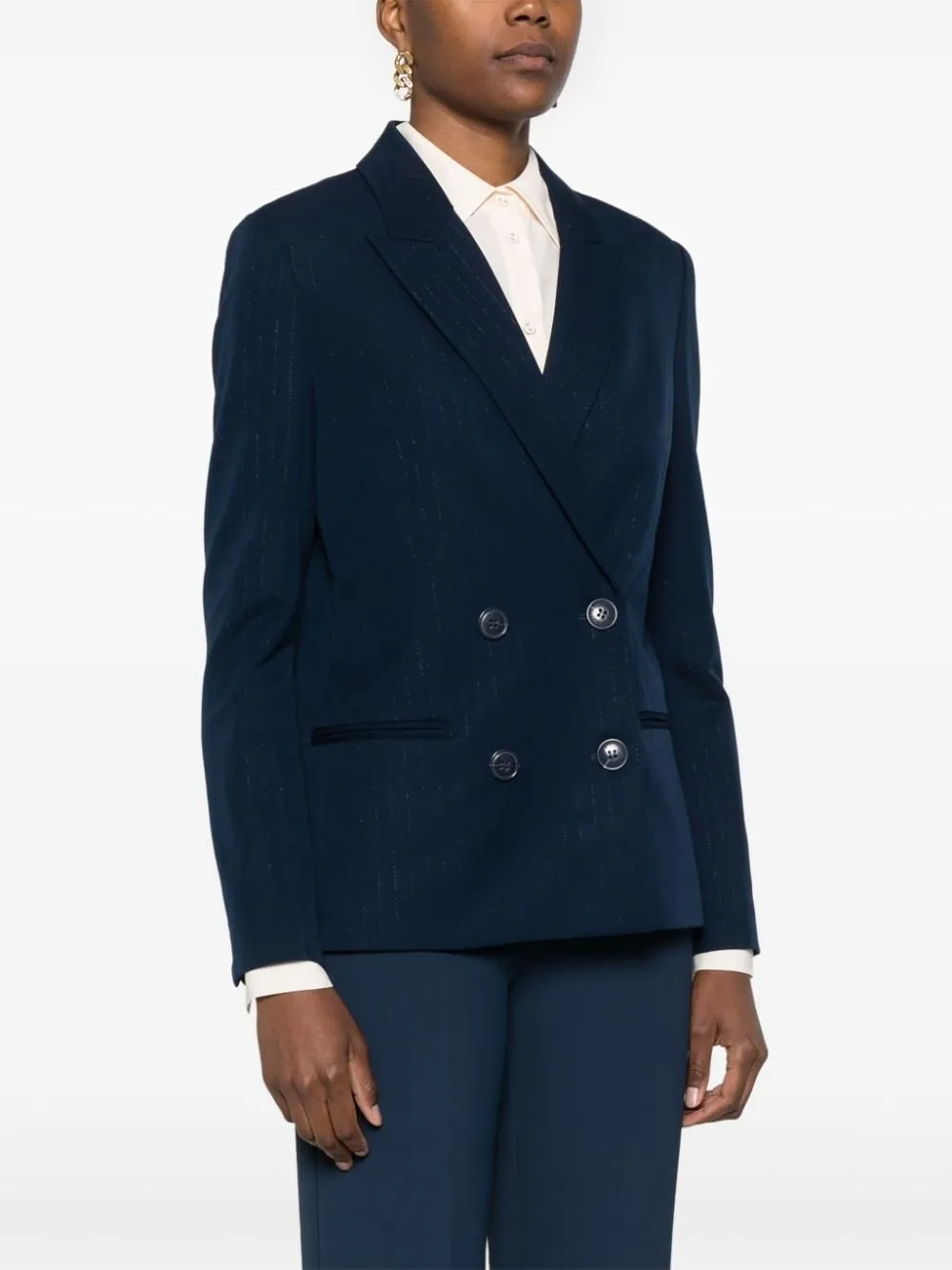 TWINSET-Blazer gessato