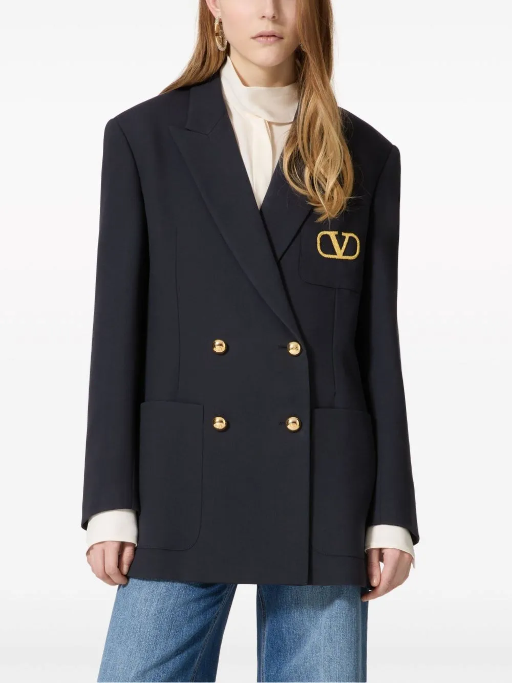 Valentino Garavani-Blazer VLogo Signature