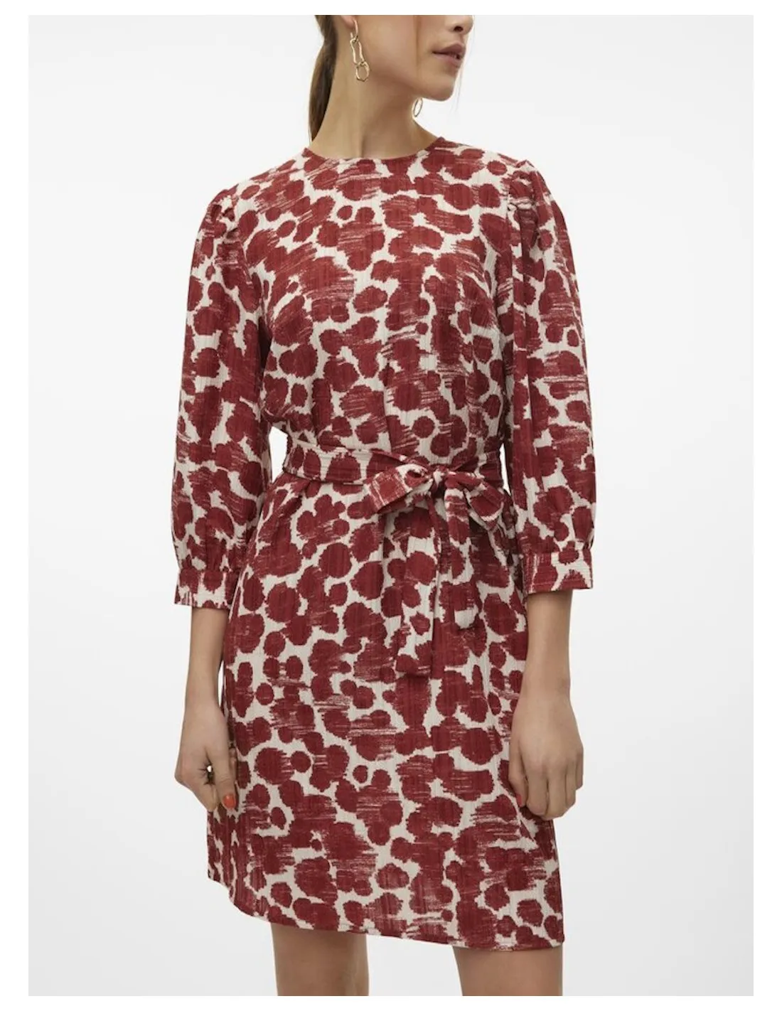 VERO MODA DONNA PILA SENYA 3/4 SHORT DRESS WVN