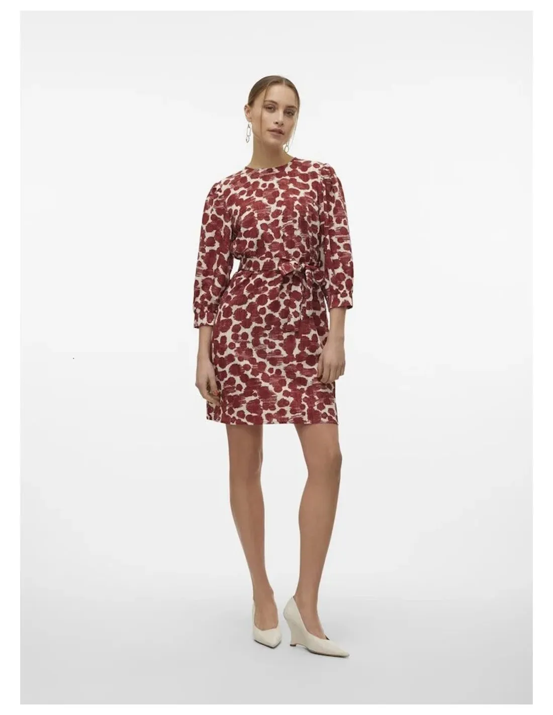 VERO MODA DONNA PILA SENYA 3/4 SHORT DRESS WVN