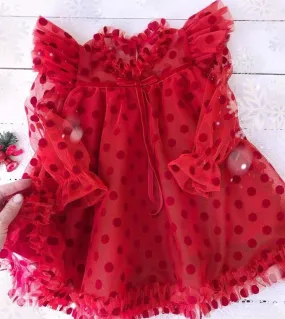 Vestito da ragazza a pois per neonate maniche lunghe autunno abbigliamento per bambini vestito per bambini ragazza principessa t