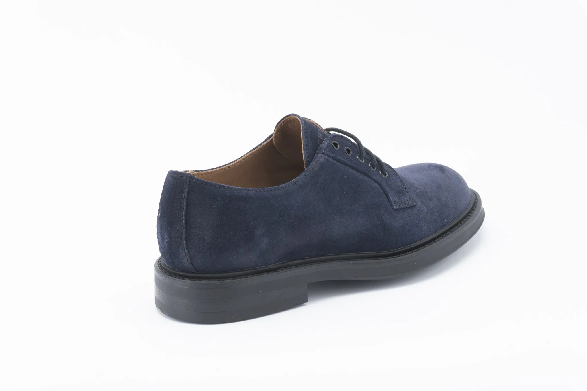 Vintage suede lace-up / Blue