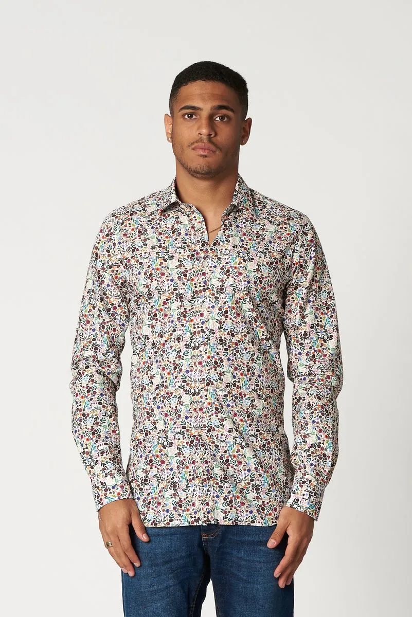 Xacus Camicia in Cotone Fantasia